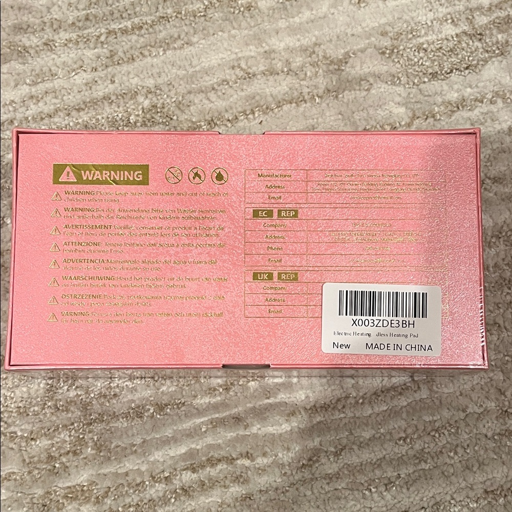 Pink Portable Heating Pad - Picture 7 of 7